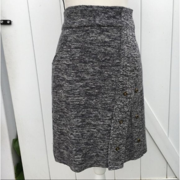ANTHRO Sparrow Merino Wool Wrap Skirt - Picture 9 of 9